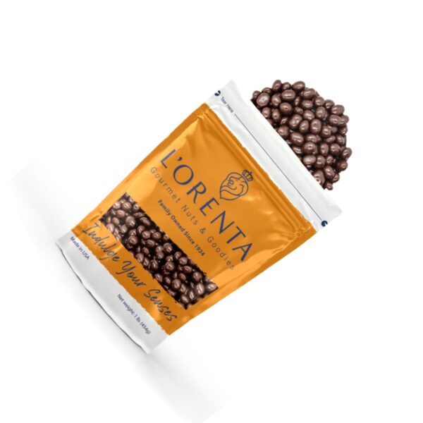 Dark Chocolate Espresso Beans Top Lorentanuts.com