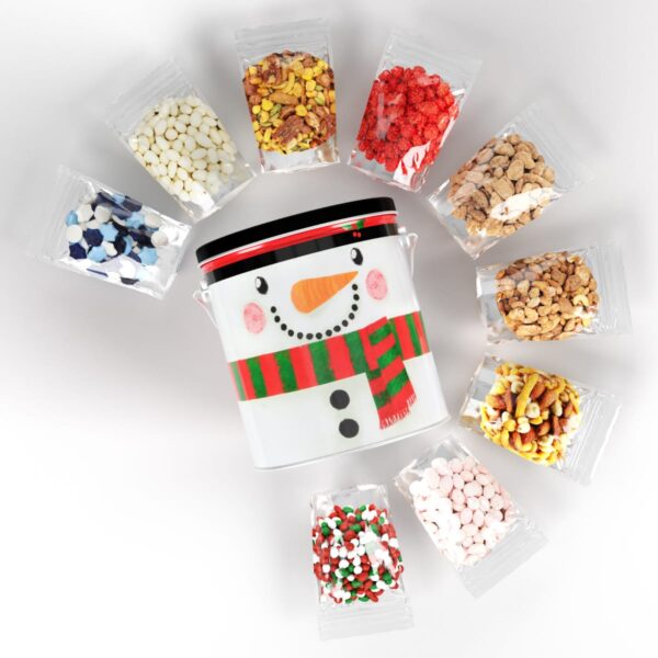 STocking stuffer deluxe top snowman white