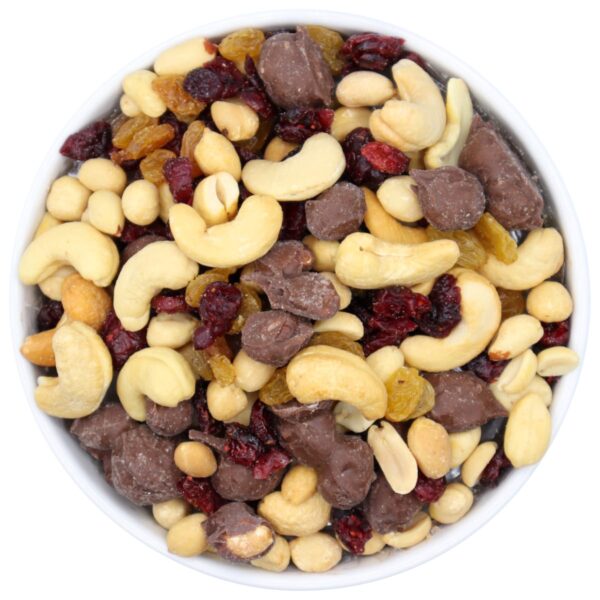 Simply Delicious Trail Mix Bowl LorentaNuts.com