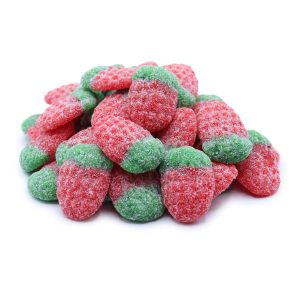 Sour-wild-strawberries-perspective-lorentanuts.com - What Is The Most Sour Candy at LorentaNuts.com?