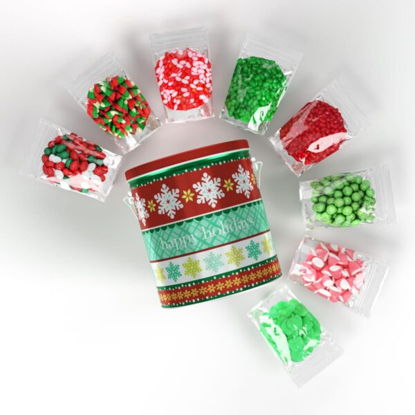 Sweet Santa Snacks Top Christmas White