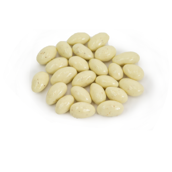 White Chocolate Eggnog Almonds