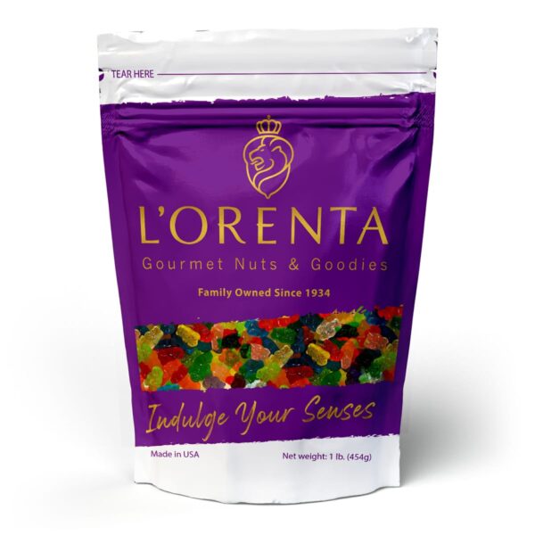 12 Flavor Gummy Bears www.lorentanuts.com  1