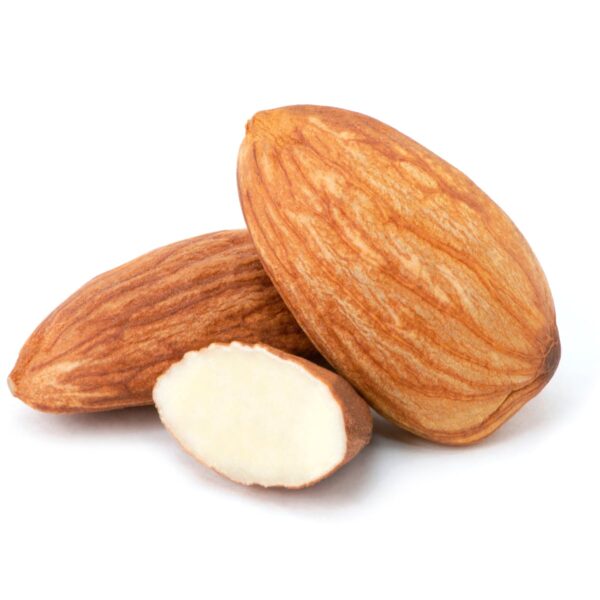 Almonds whole close up