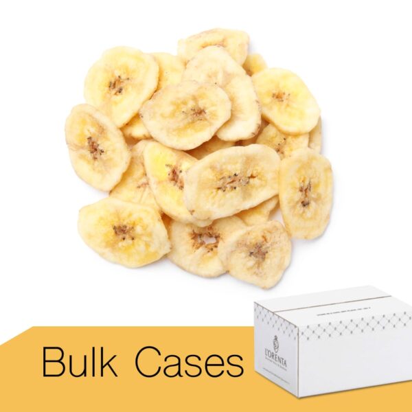 Banana Chips Bulk Case www.LorentaNuts.com