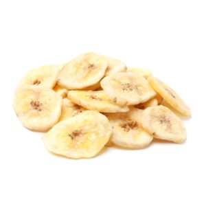 Banana Chips Sweetened Top View - www.LorentaNuts.com Banana-chips-sweetened-top-view-www Lorentanuts Com Banana Chips