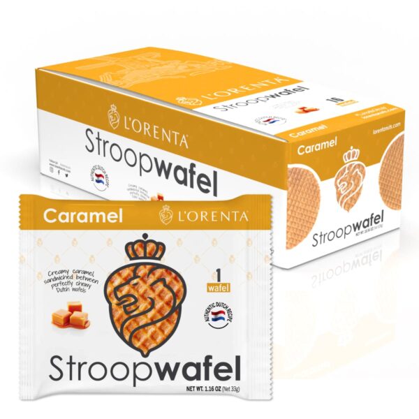 Caramel Stroopwafel Box Stroopwafel www.lorentanuts.com