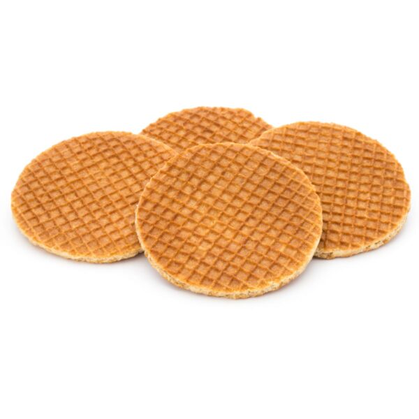 Caramel Stroopwafels Pile www.LorentaNuts.com