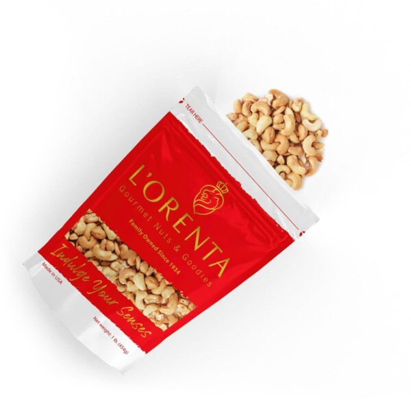 Cashews roasted salted 1 pound LOrenta Nuts