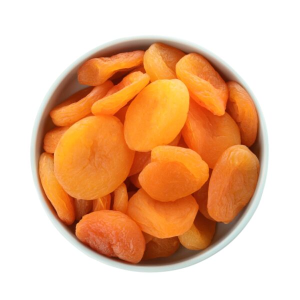 Dried Apricots in bowl