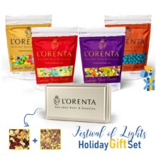 Festival of Lights Holiday Gift Sets www.lorentanuts.com 