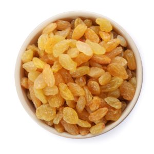 Golden-raisins-in-bowl