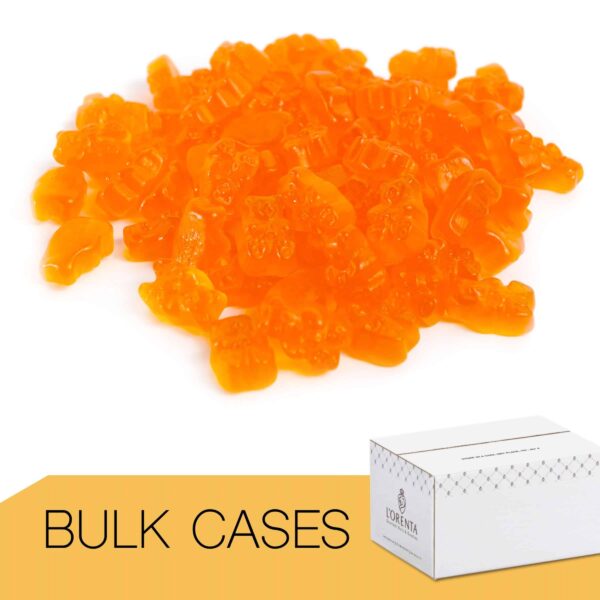 Gummy orange bears cases