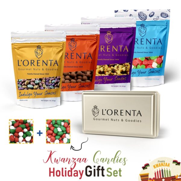 Kwanzaa Candies Holiday Gift Sets www.lorentanuts.com