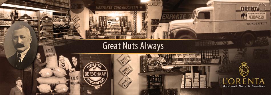 LOrenta Nuts Our Story banner