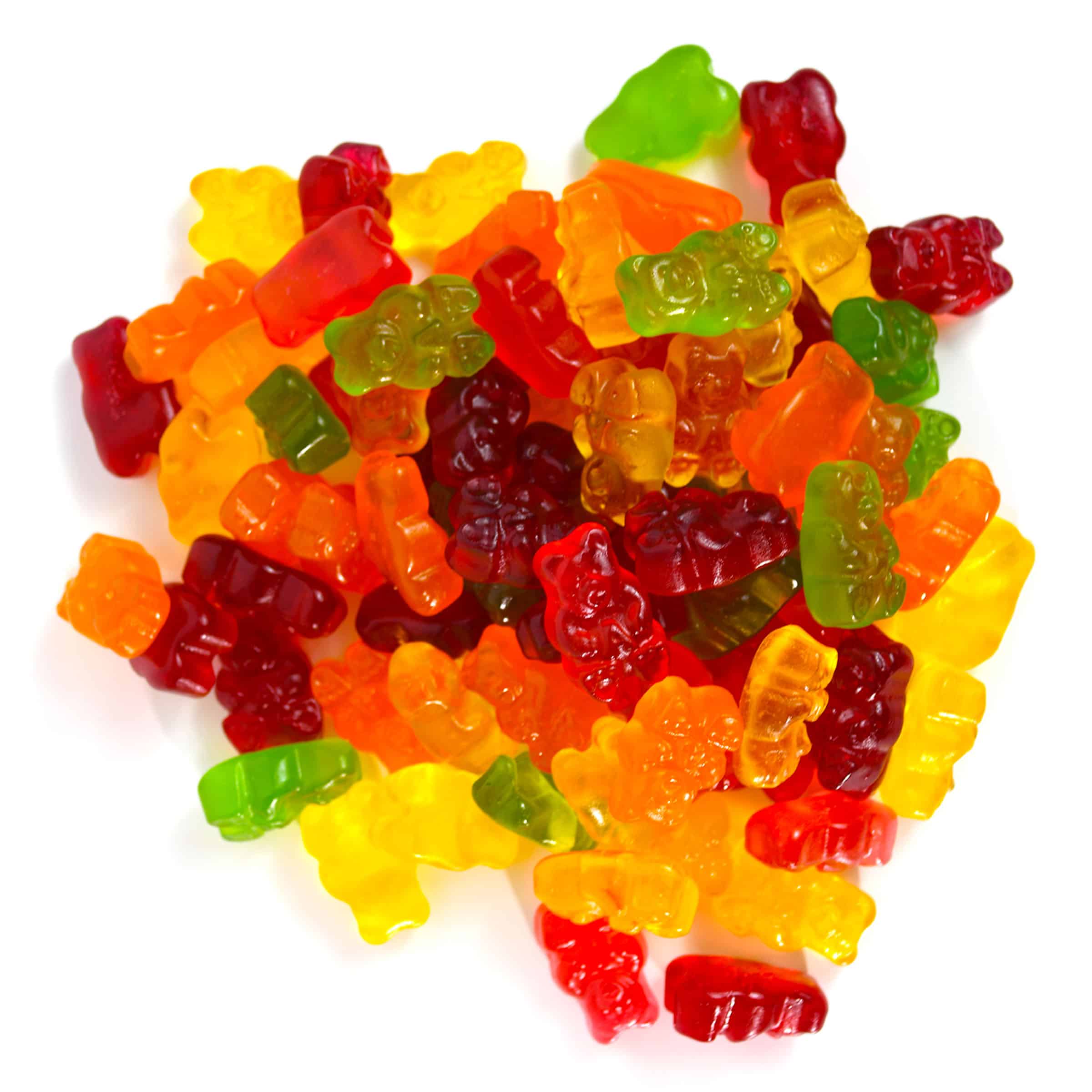 5 Natural Flavor Gummi Bears Candy - Bulk Bags