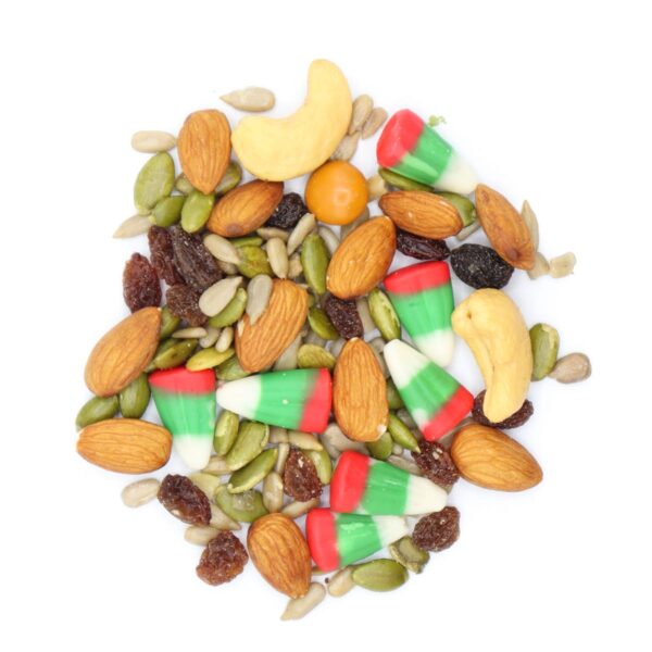 Reindeer Trail Mix Top View Lorentanuts.com