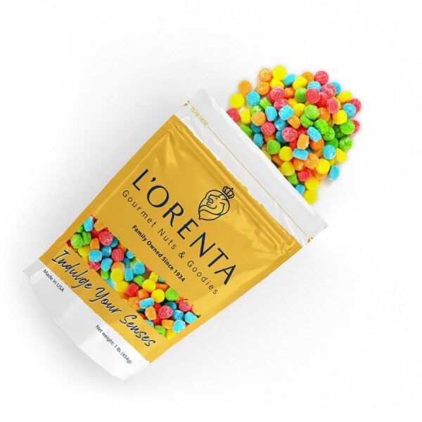 Sour Gummy Poppers 1 pound LOrenta Nuts