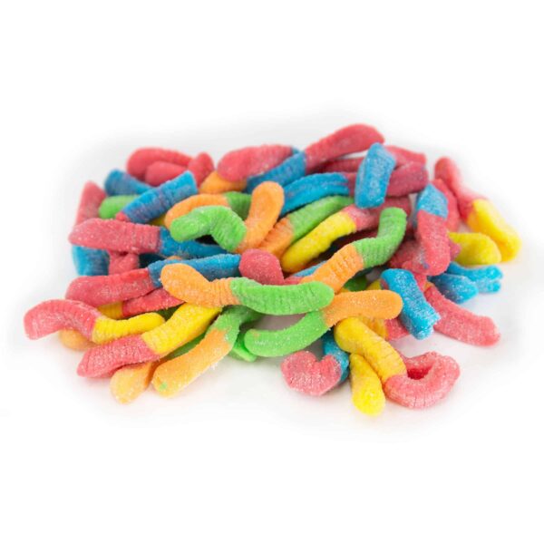 Sour neon worms 1