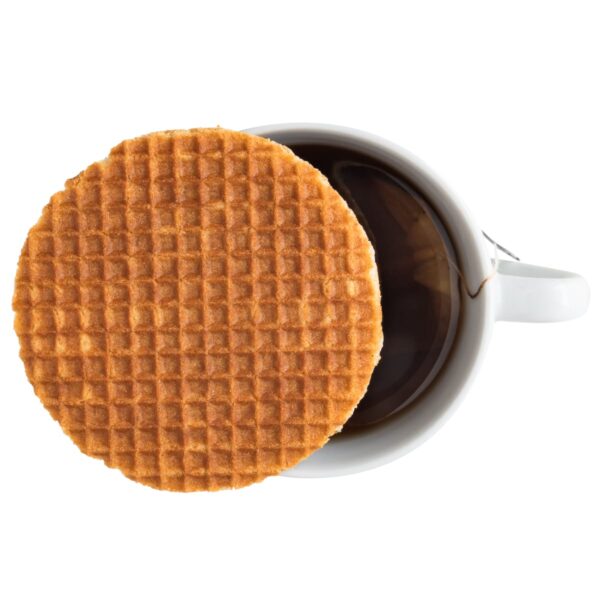 Stroopwafel On top of Coffee www.LorentaNuts.com