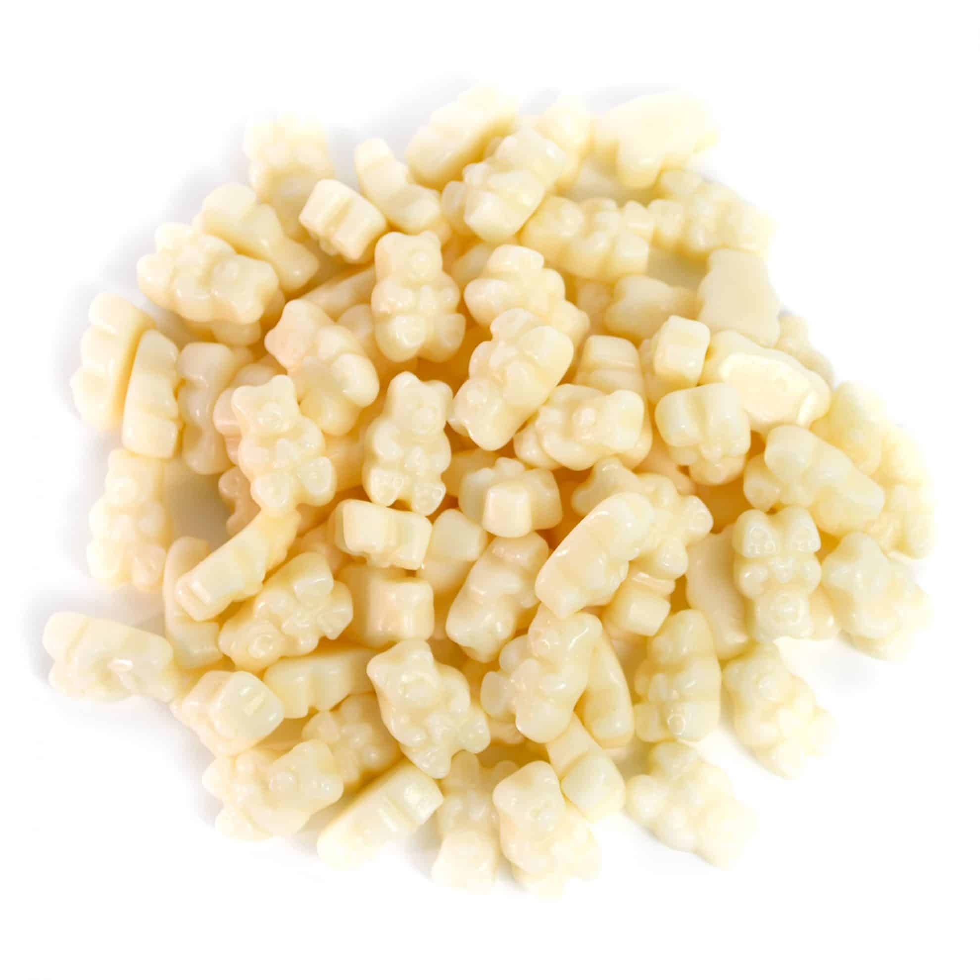 White StrawberryBanana Gummy Bears