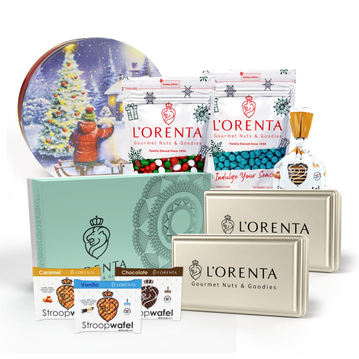 Celebrate Seasonal Gifts with L'Orenta Nuts Exquisite Christmas and Holiday Treats 1 Tree-mendous-clean-lorentanuts.com-christmas-gift - Blitzen’s Banquet