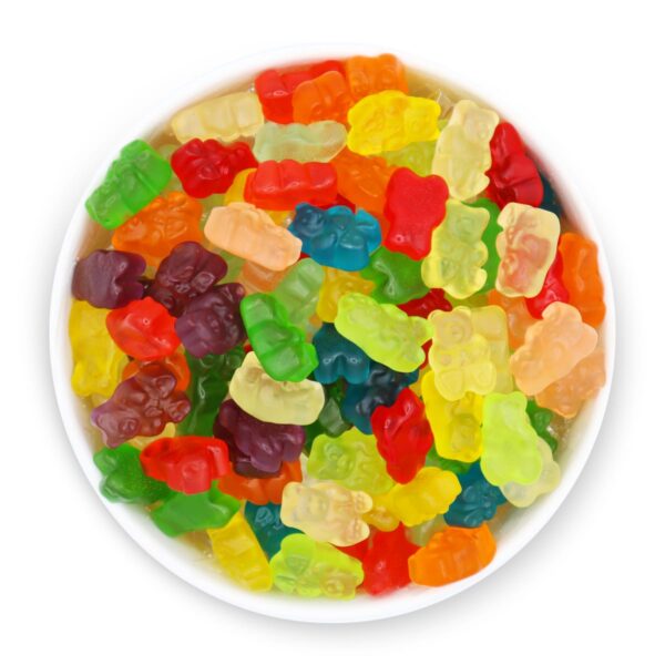 12 flavor gummy bears Top Bowl www.lorentanuts.com