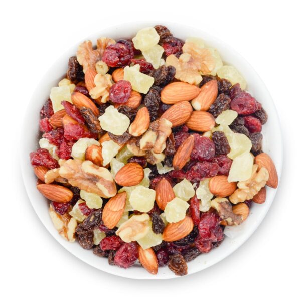 Berry-almond-bowl-top-view-www Lorentanuts Com Protein Punch
