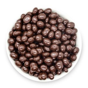 Dark-chocolate-espresso-beans-bowl-top-view-www Lorentanuts Com Protein Punch