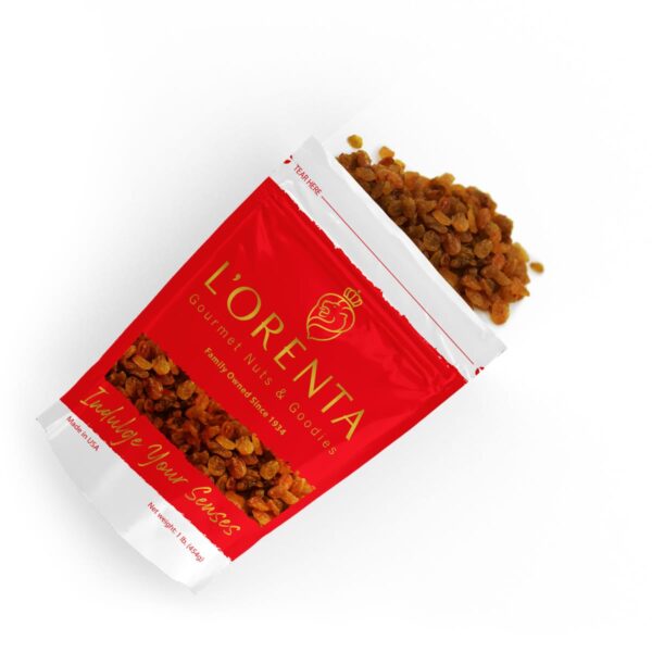 Golden-raisin-red-top-view-www Lorentanuts Com Chocolate Trail mix