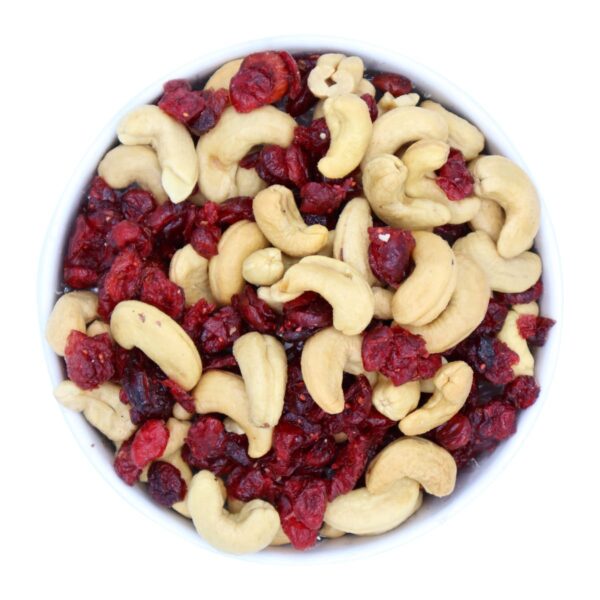 Cranberry Cashew Mix Bowl www.lorentanuts.com