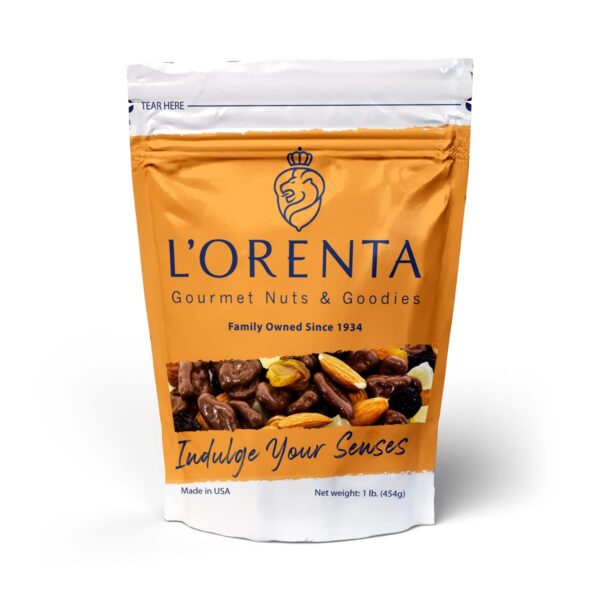 Hikers-delight-trail-mix-1-pound-front-www Lorentanuts Com Chocolate Trailmix