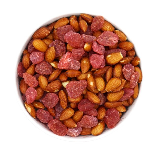 Strawberry-almond-bowl-www Lorentanuts Com Chocolate Trailmix