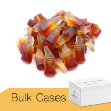 Gummy cola bottles Bulk Cases www.LorentaNuts.com 