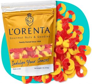 LORENTA-NUTS-Peach-Rings Lorenta-nuts-peach-rings Nuts and Candy