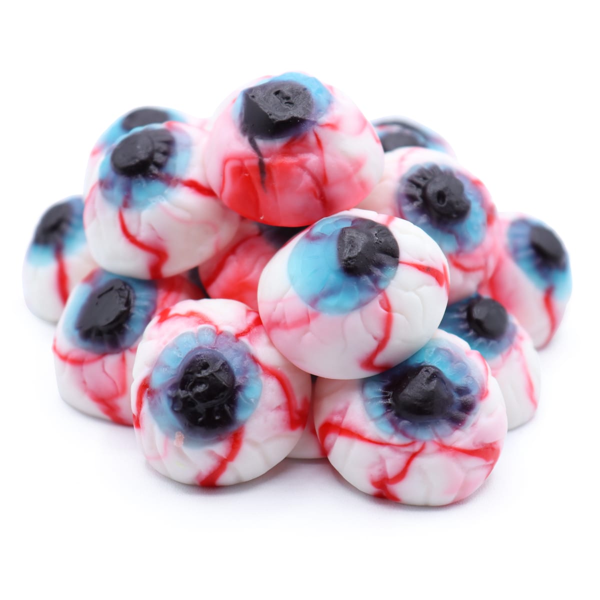 Fusion Select Eye Popping Gummies - Sweet Eyeball Candy for Halloween,  Birthday, Trick Or Treat, Party Individually Wrapped Jelly Filled for Kids