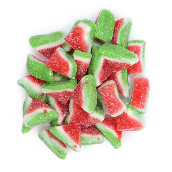 Watermelon slices top view lorentanuts.com