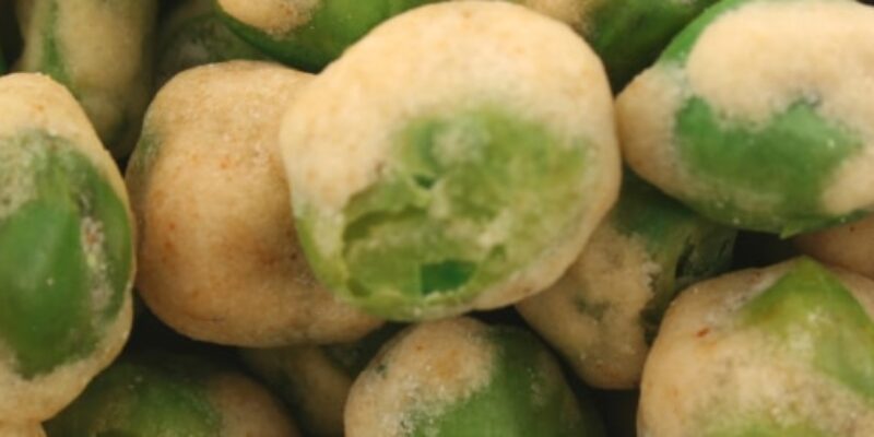 Green wasabi Peas Blog Lorentanuts.com 