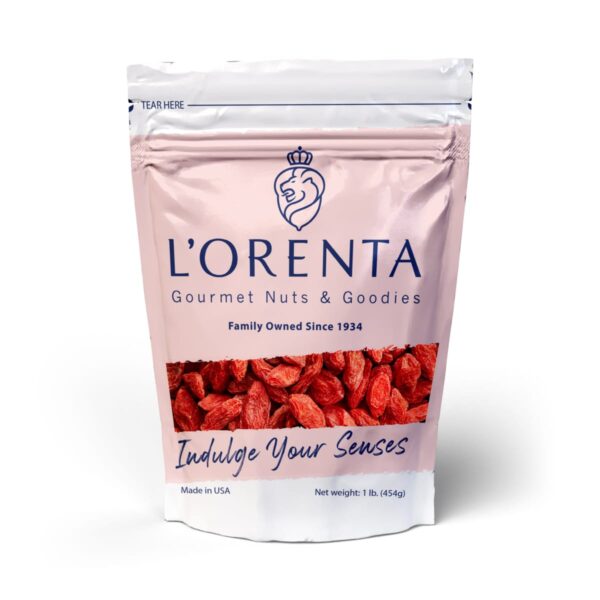 Goji Berries 1 Pound Front Lorentanuts.com