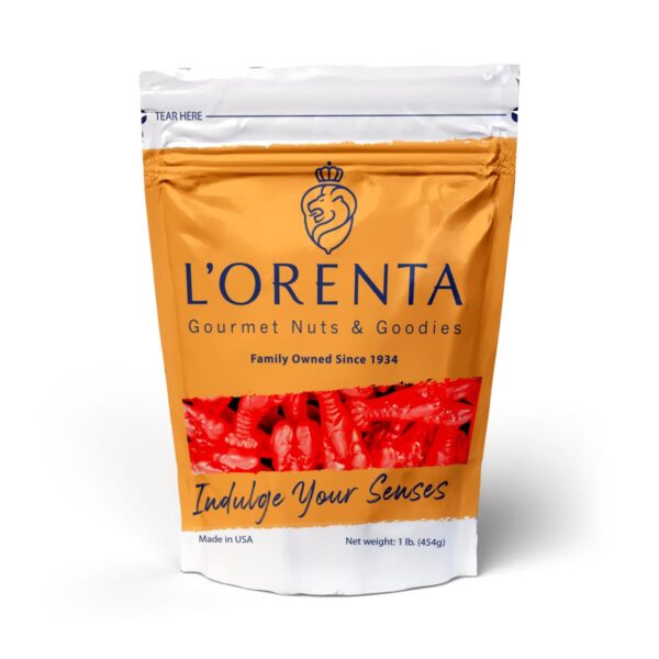 Red-lobster-gummies-1-pound-front-lorentanuts.com -