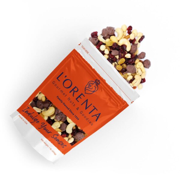 Simply Delicious Trail Mix 1 Pound Top Lorentanuts.com