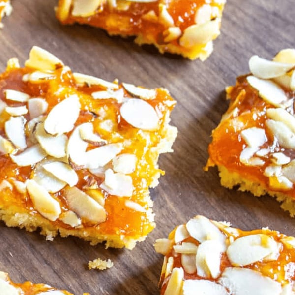 Apricot and Macadamia Squares