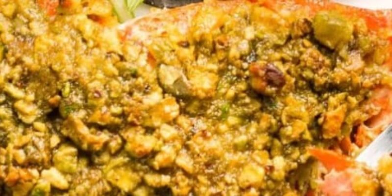 Pistachio Crusted Salmon Recipe LOrenta Nuts