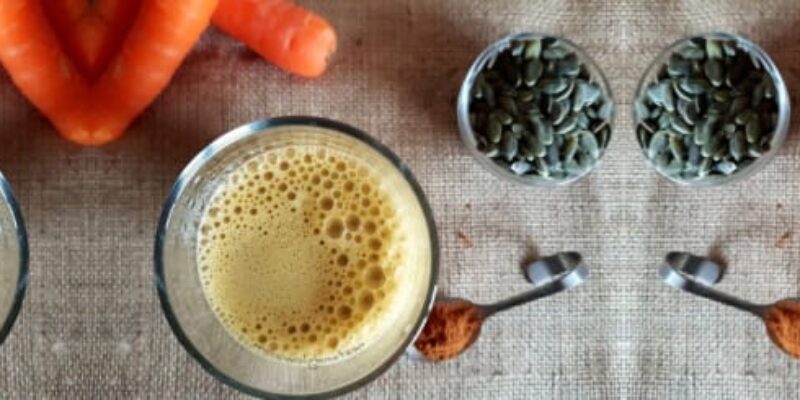 Pumpkin Seed Carrot Ginger Milk Recipe