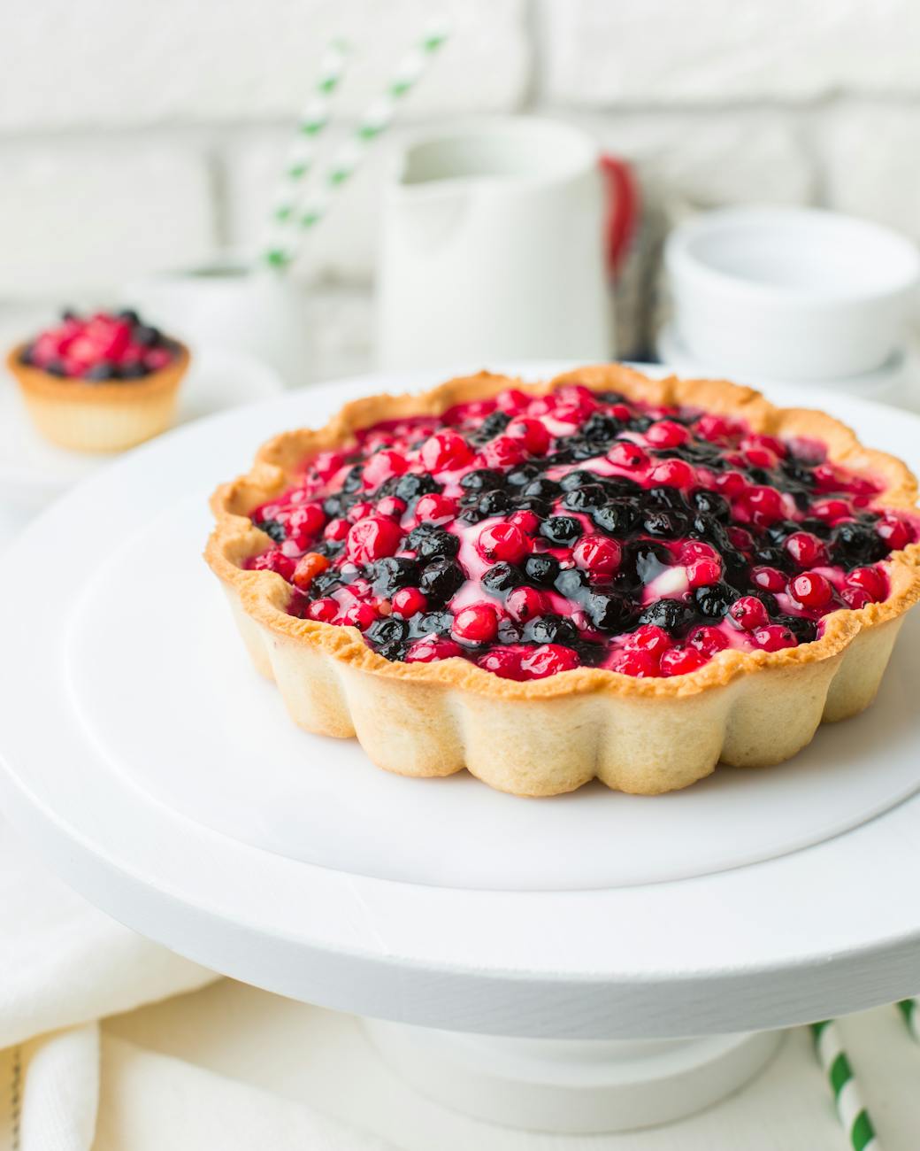 Blueberry Almond Tart