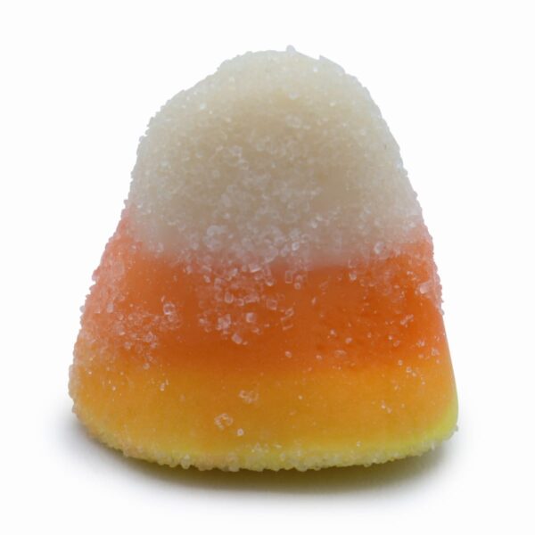 Gummy candy corn persective single www.lorentanuts.com