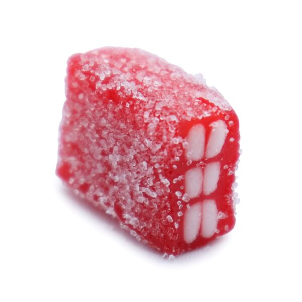 Strawberry Gummy Brick Individual www.lorentanuts.com