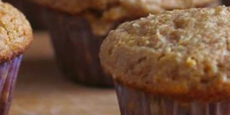 Ginger Peach Muffins