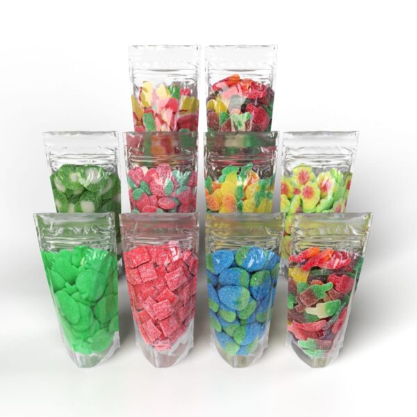 Sour candy box Front products