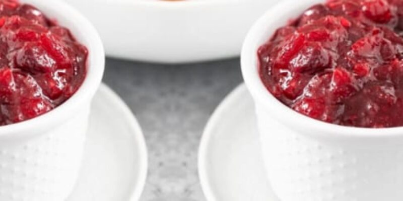 ginger cranberry sauce